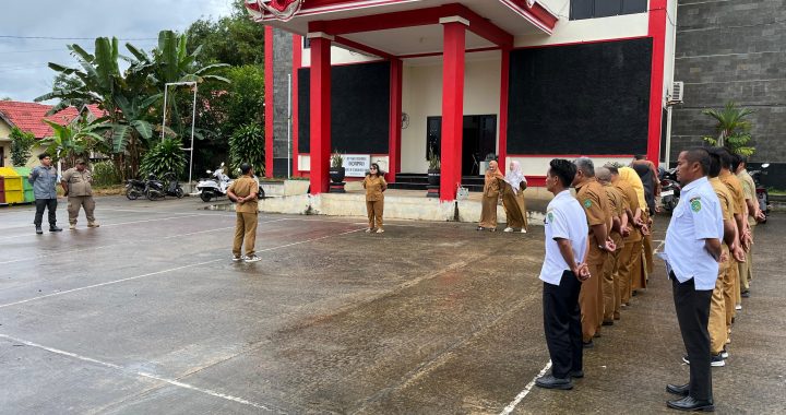 Apel Pagi di Kecamatan Muara Kaman: Pembacaan Visi Misi Kutai Kartanegara