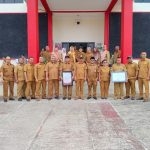 Apel Pagi dan Pelepasan ASN Mutasi di Kantor Camat Muara Kaman