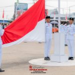 Upacara Penurunan Bendera HUT ke-81 Kemerdekaan RI di Kecamatan Muara Kaman